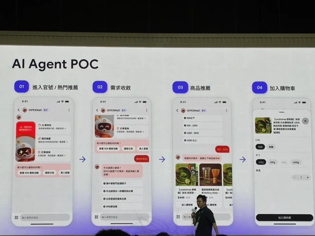購物體驗再進化:讓大語言模型真正讀懂商品與消費者需求,通過 GECX 打造 AI 時代全新消費者體驗 場次代表投影片